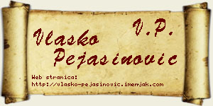 Vlaško Pejašinović vizit kartica